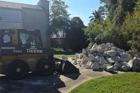waterfront demolition debris removal skid steer concrete disposal shoreline site cleanup