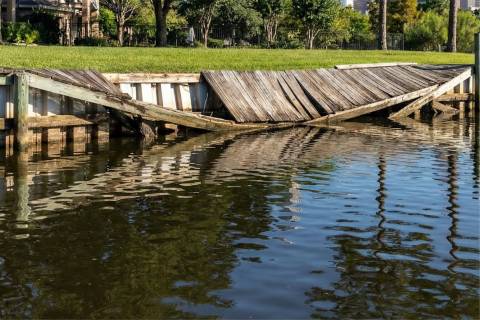waterfront demolition bulkhead failure structural damage shoreline maintenance decay