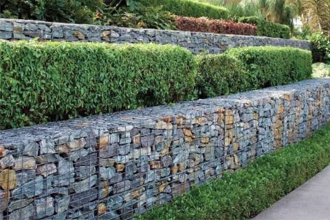 gabion retaining wall landscaping