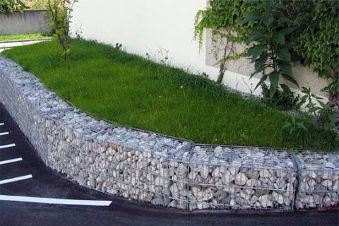 gabion retaining wall landscaping