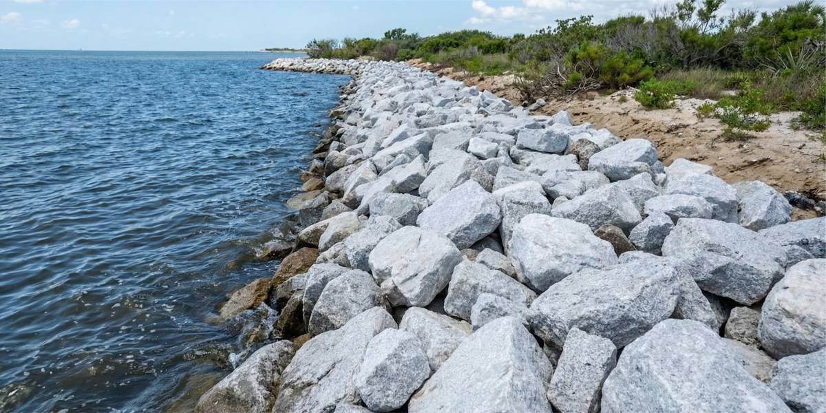 Rock Seawall Rock Seawall