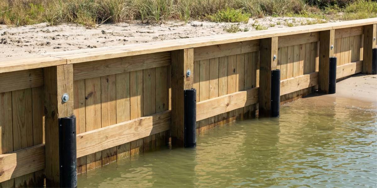 Wooden SeaWall Wooden SeaWall