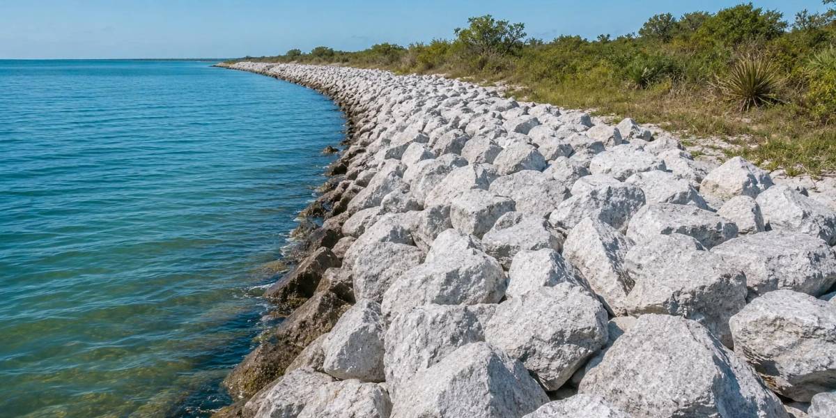 Stone and Boulder Seawalls Stone and Boulder Seawalls