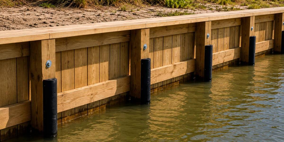 Wooden Seawalls Wooden Seawalls