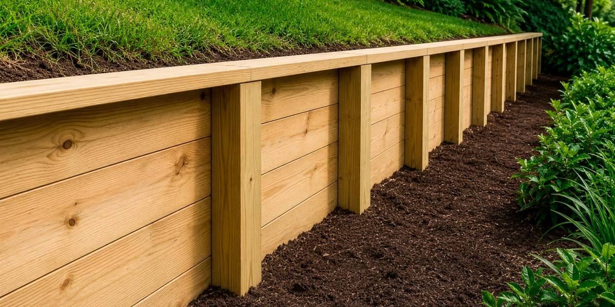 Wooden Retaining Walls Wooden Retaining Walls