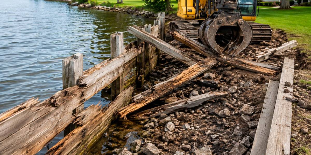 Waterfront Structure Demolition in Brownsville, TX