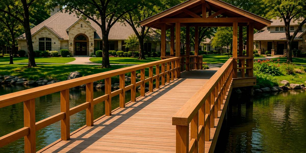 Custom Waterfront Bridge Construction in Groves, TX