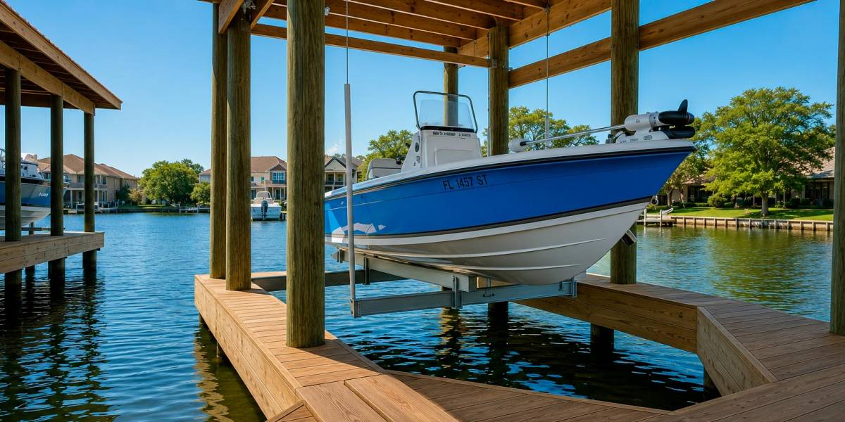 Dock and Boat Slip Construction in Groves, TX